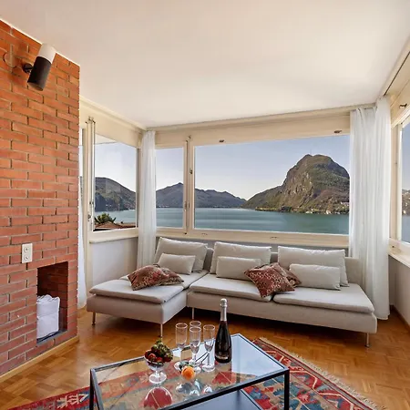 公寓 Casa Serenella Splendid View - Happy 盧加諾